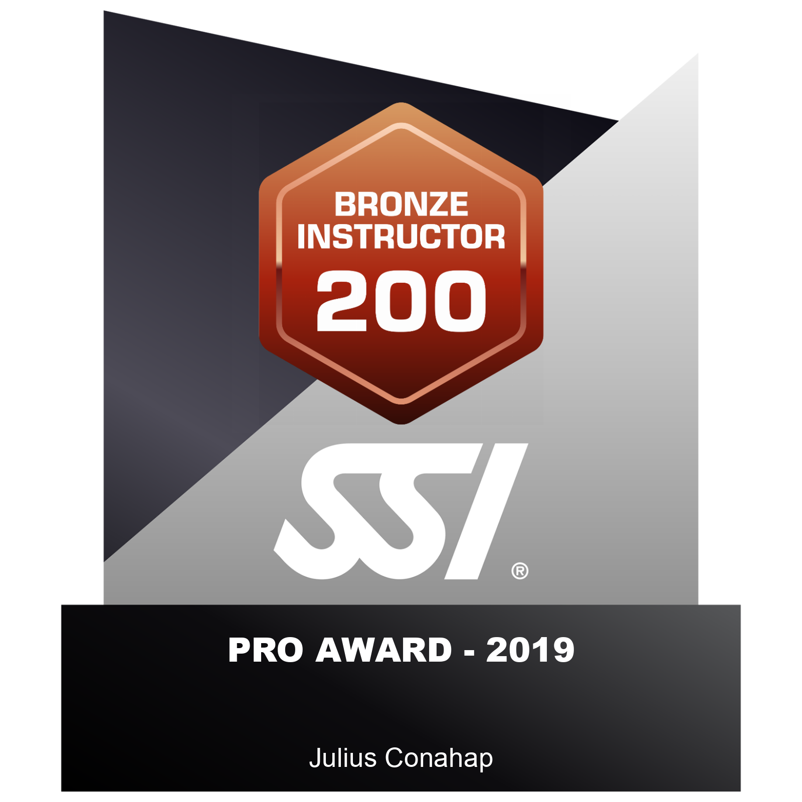 Julius Conahap - SSI Pro Award 2019 Bronze Instructor