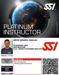 Mohd Ismarul Platinum Instructor SSI ID